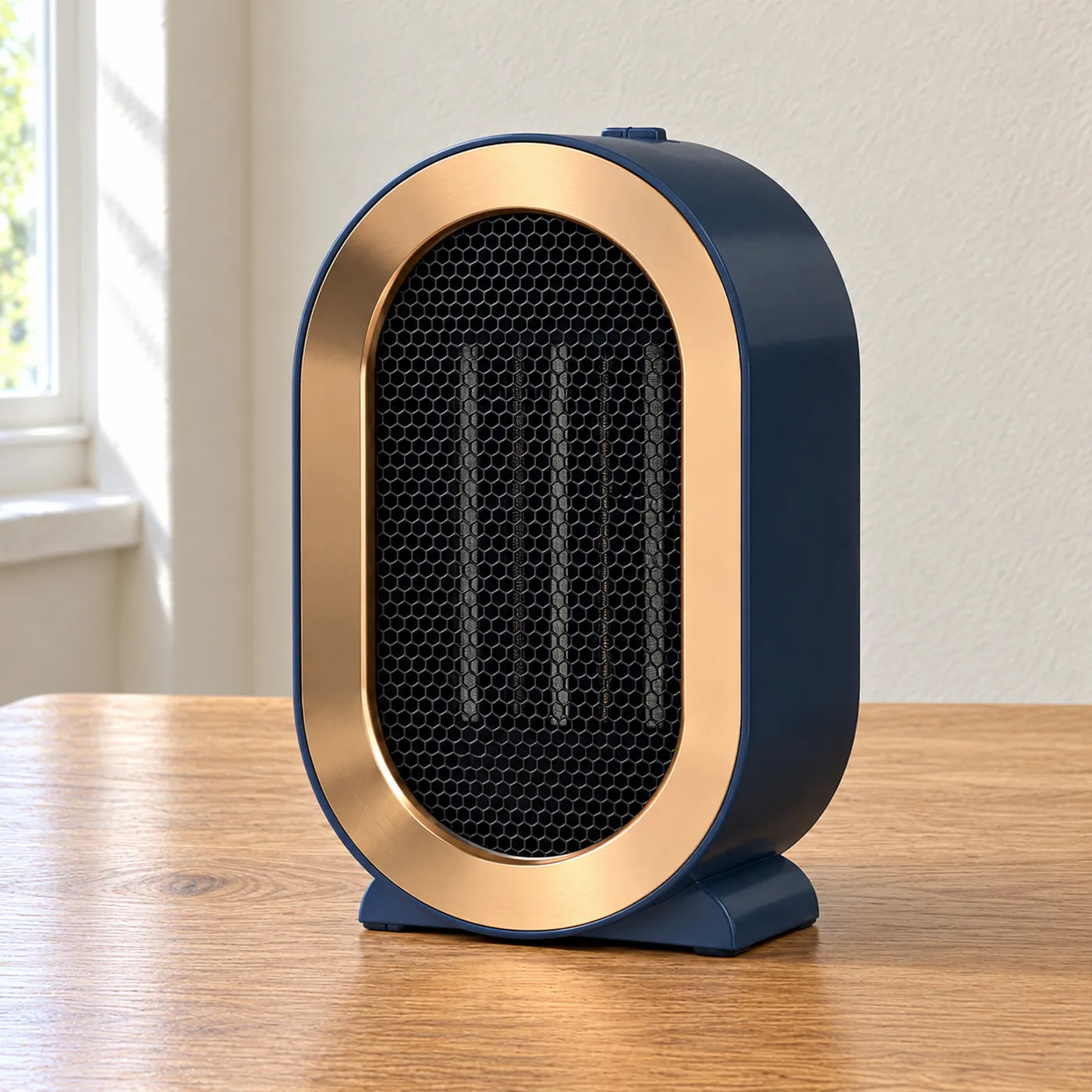 Ofenwerk K1 Heater on a wooden table